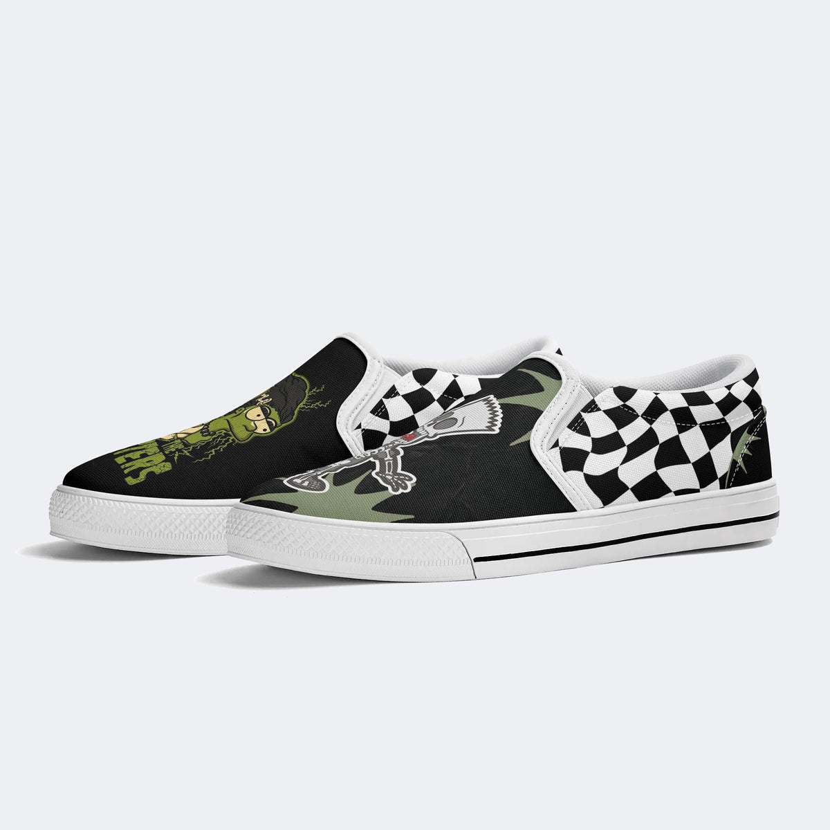 Unisex The Monster Skull - Slip On Shoes