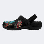 Tang Lion Art Print - Fur Lined Slippers/Sandals