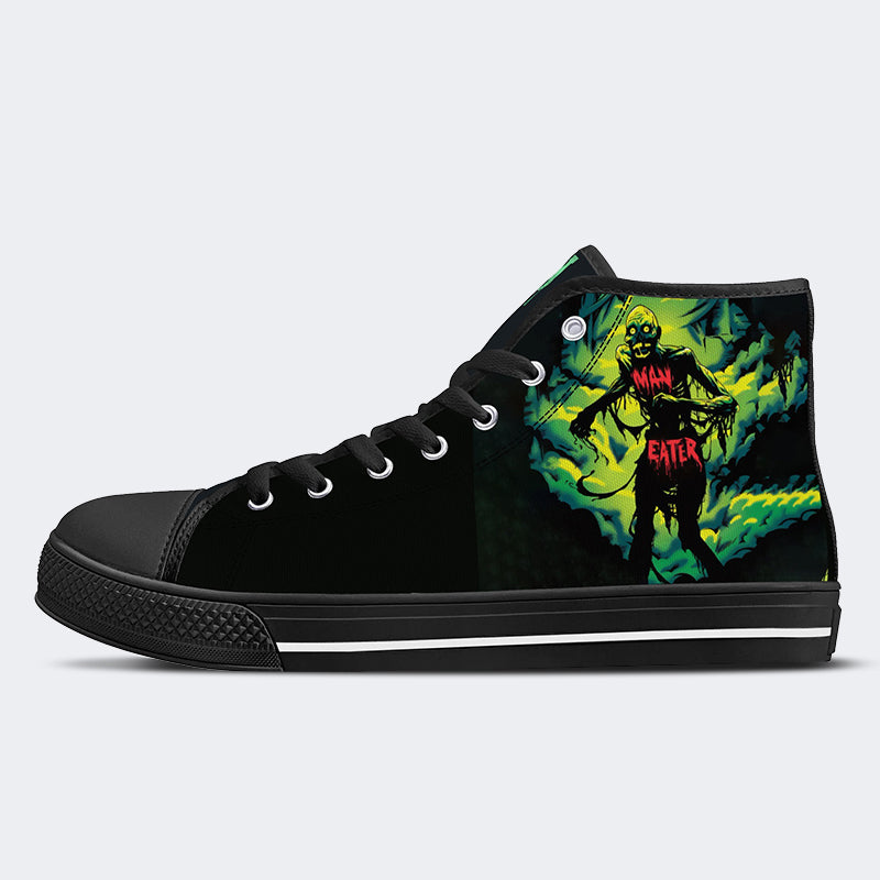 Unisex Horror-Druck - High Top Canvas