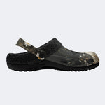 Gothic Ghost Daisy - Fur Lined Slippers/Sandals