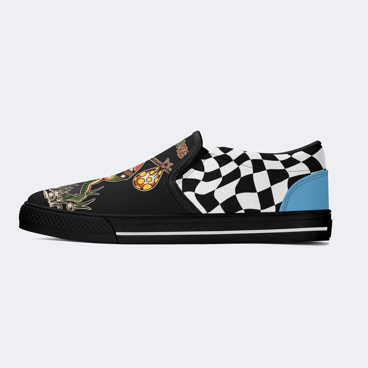 Frog Hike Print - Slip On Shoes