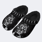 Unisex Horror Print - Fur Lined Slippers/Sandals