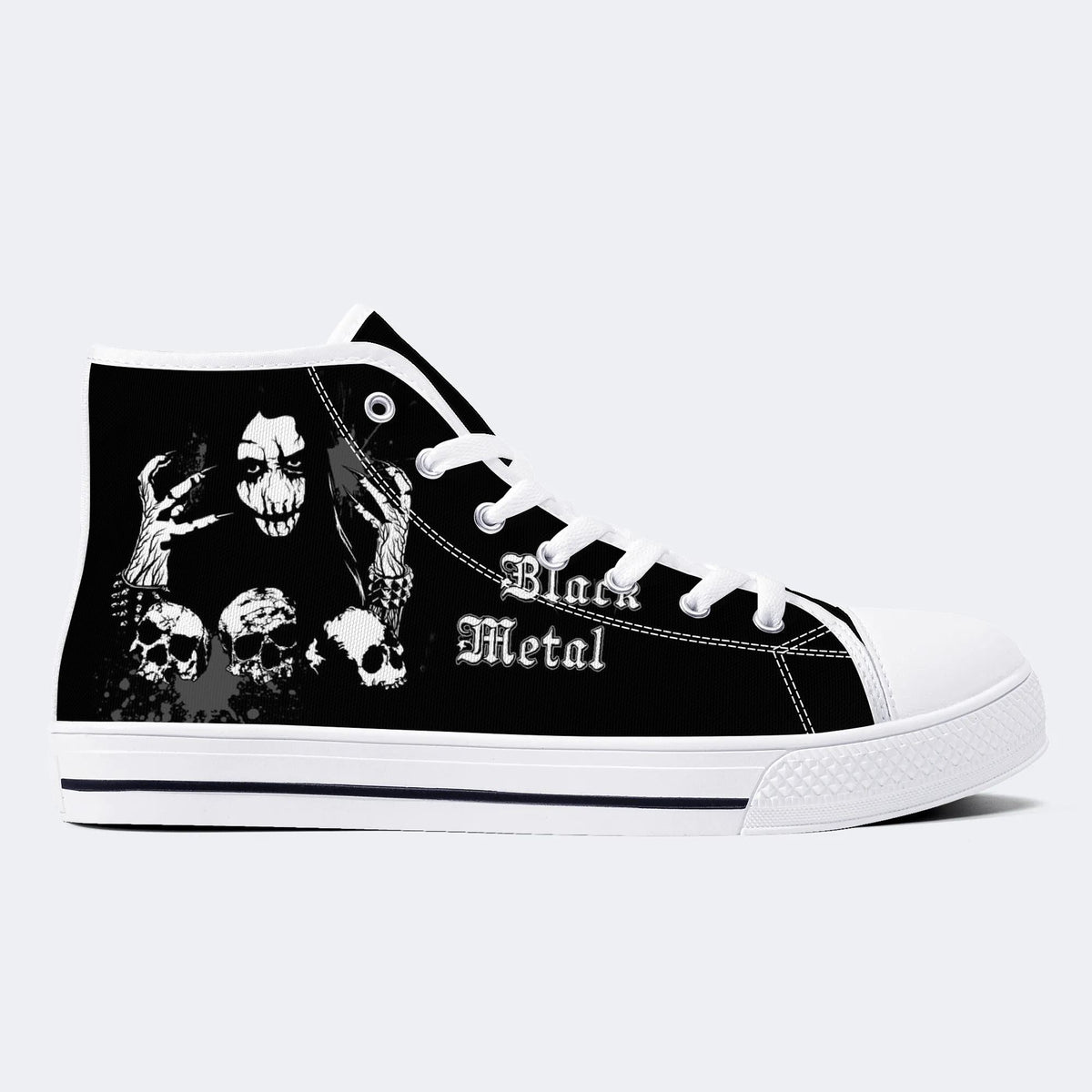 Black Metal - High Top Canvas