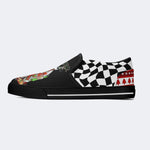 Horror Santa Claus Ghostface Print - Slip On Shoes