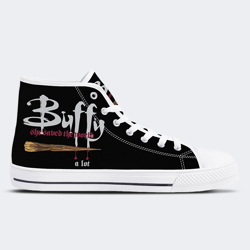 Buffy-Druck - High Top aus Canvas für Unisex