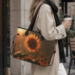 Sunset Sunflower - Large capacity handbag
