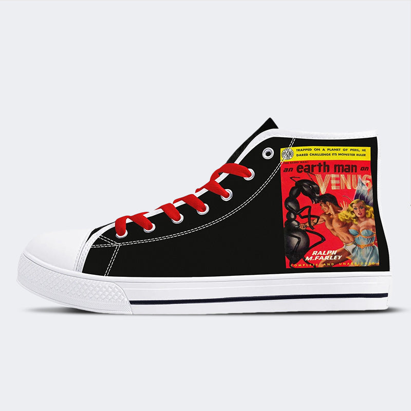 Unisex Horror-Druck - High Top Canvas