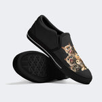 Funny Cat Art Print - Slip On Shoes