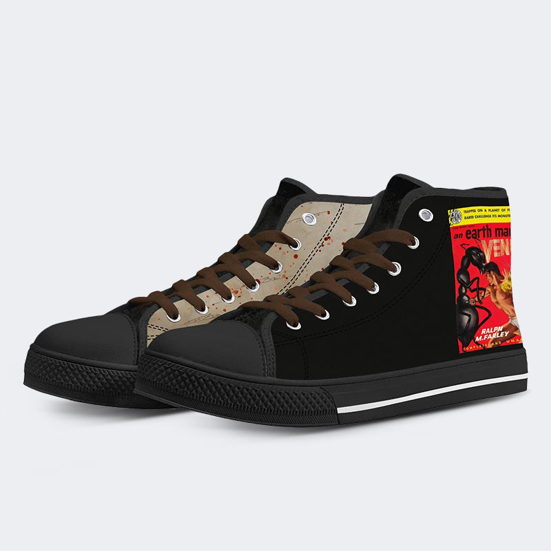 Unisex Horror-Druck - High Top Canvas