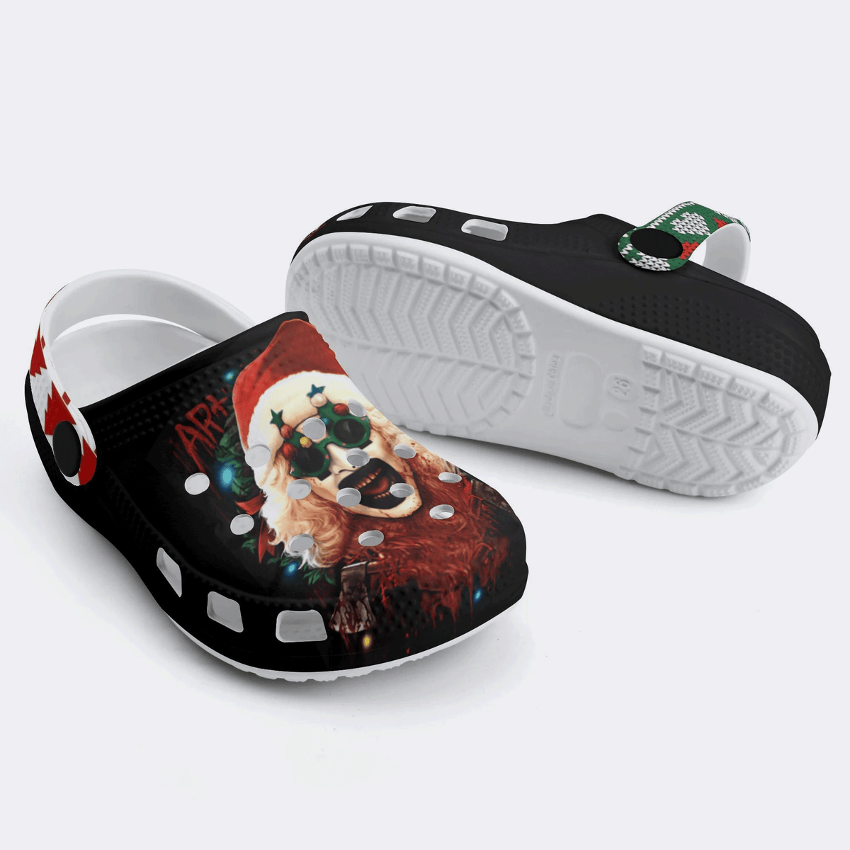 Horror Santa Claus Ghostface Print - Kid's Slippers/Sandals