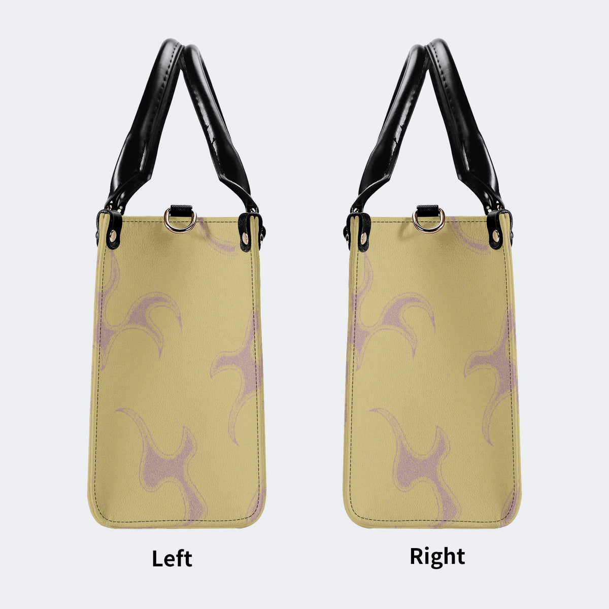 Horror Movies Print - Leather Handbag