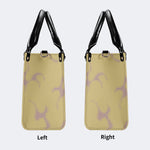 Horror Movies Print - Leather Handbag