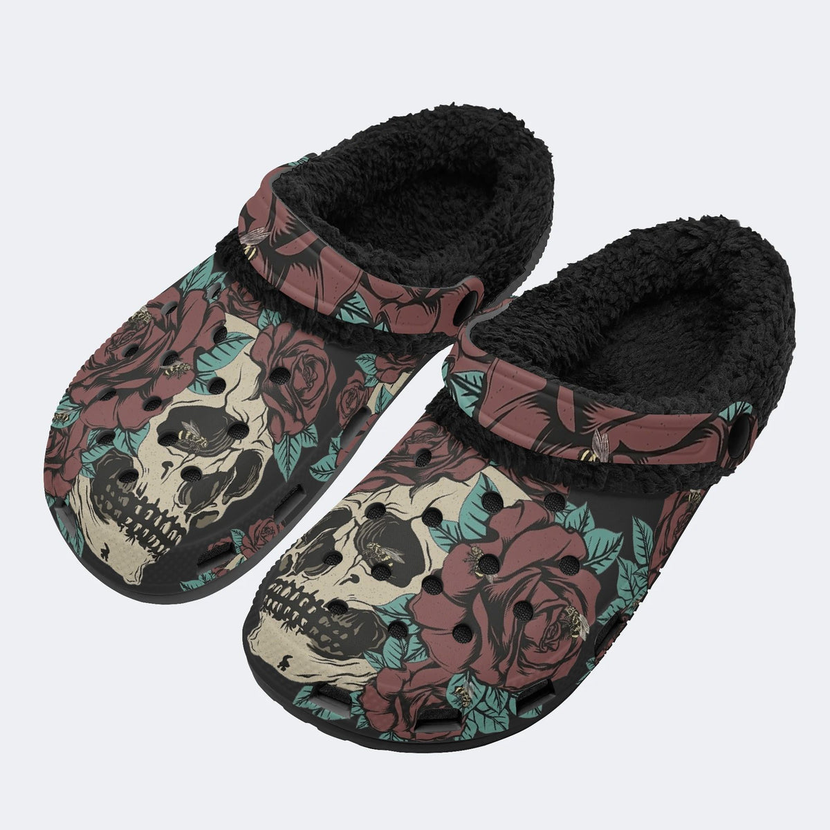 Thorned Remains - Fur Lined Slippers/Sandals