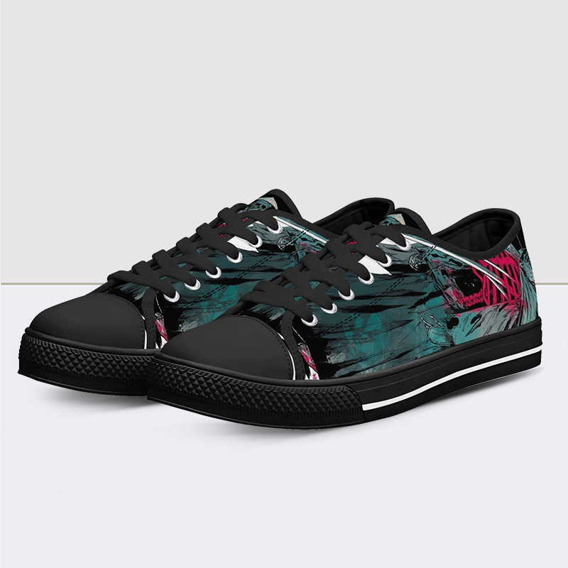 SkullMurai Low Top Canvas Shoes