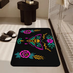 Colorful Death Moth Print - Foot Pad