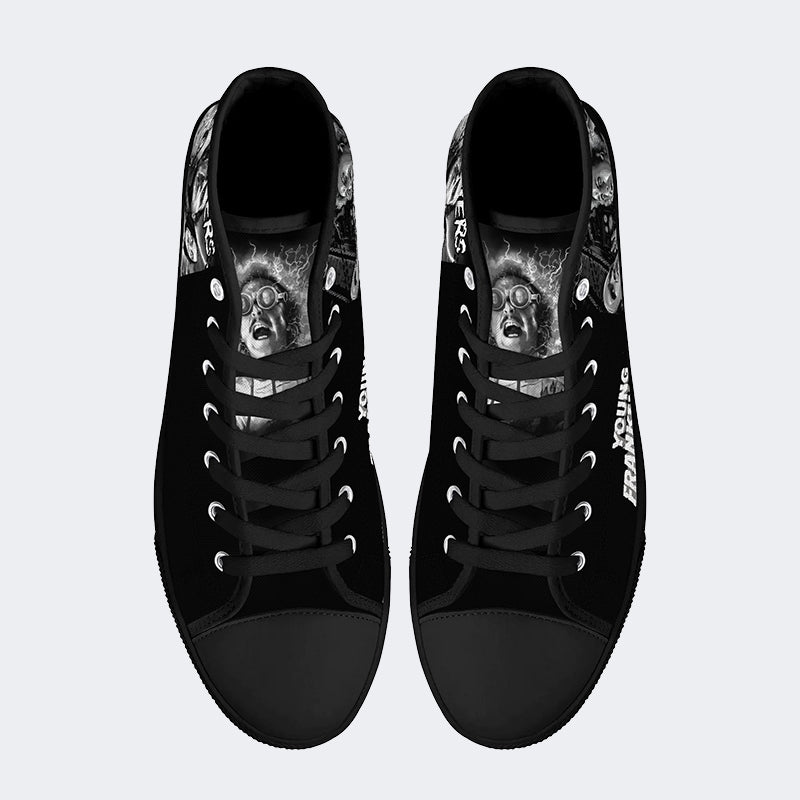 Unisex Horror Movie Print - High Top Canvas