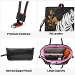 Golden Jungle Tiger - Large capacity handbag