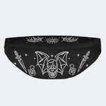 Bats&Skulls&Scorpions Print - Fanny Package