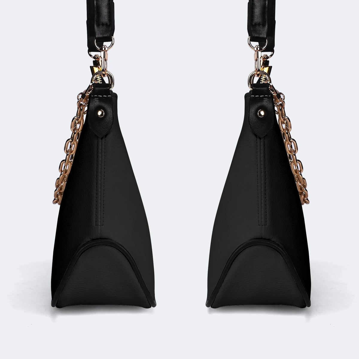 Frog Mushroom Print - Leather Crossbody Bag