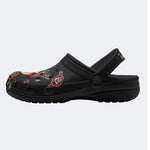 Human Face Rhinoceros Beetle Print - Slippers/Sandals