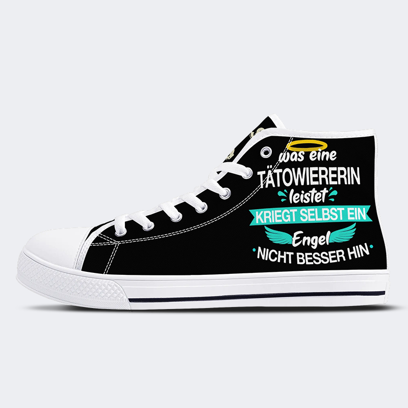 Unisex Tattoos Druck - High Top Canvas