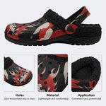 Dark Hell Art - Fur Lined Slippers/Sandals