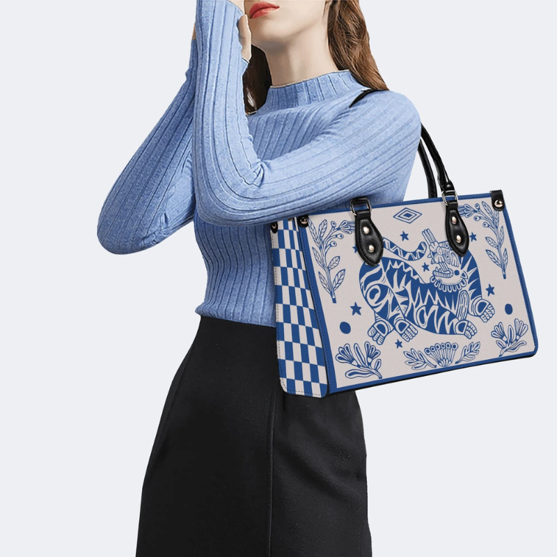 Abstract Tiger Print Handbag Factory Direct Sales_06