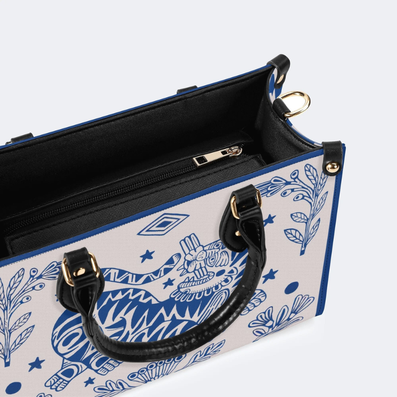Abstract Tiger Print Handbag Factory Direct Sales_11