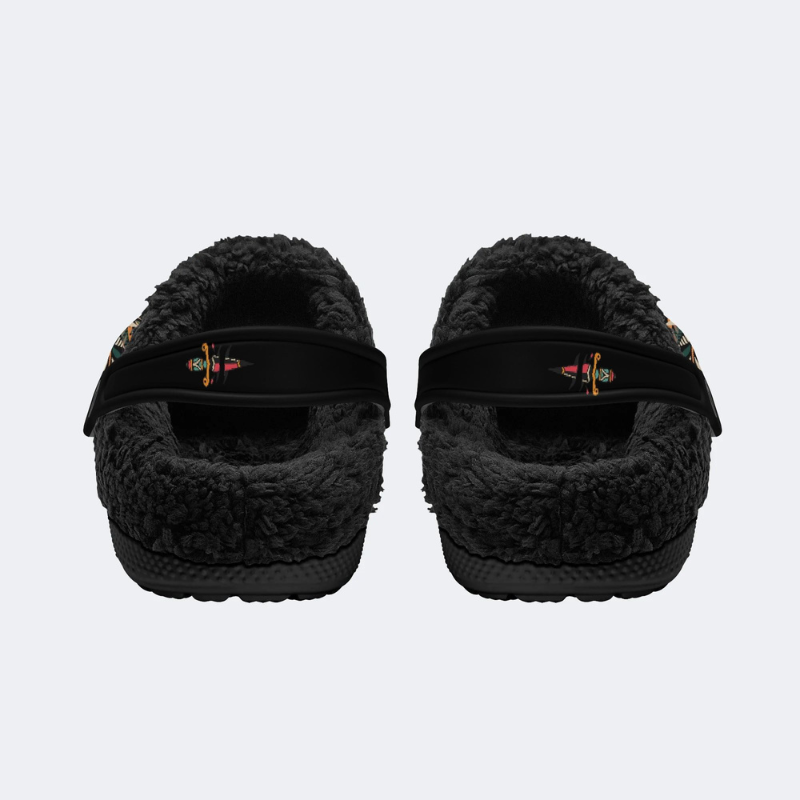 Ancient Totem Print Slippers/Sandals