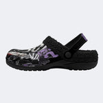 COUPLE SET-Gothic Scream Ghost face & Knife-Fur Lined Slippers