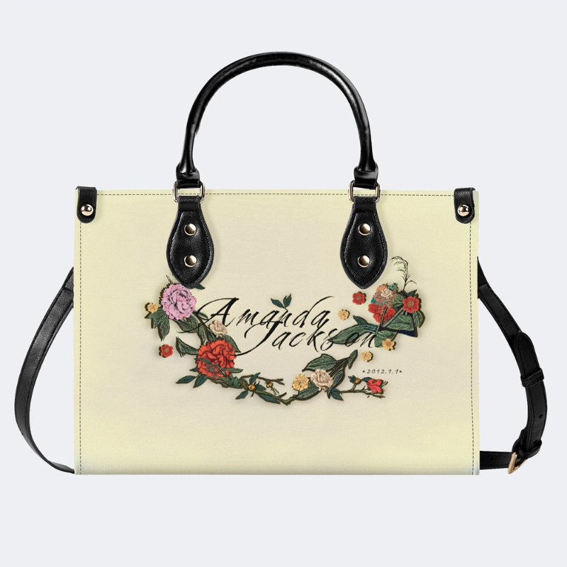 Classic Flower Pattern Handbag Factory Direct Sales