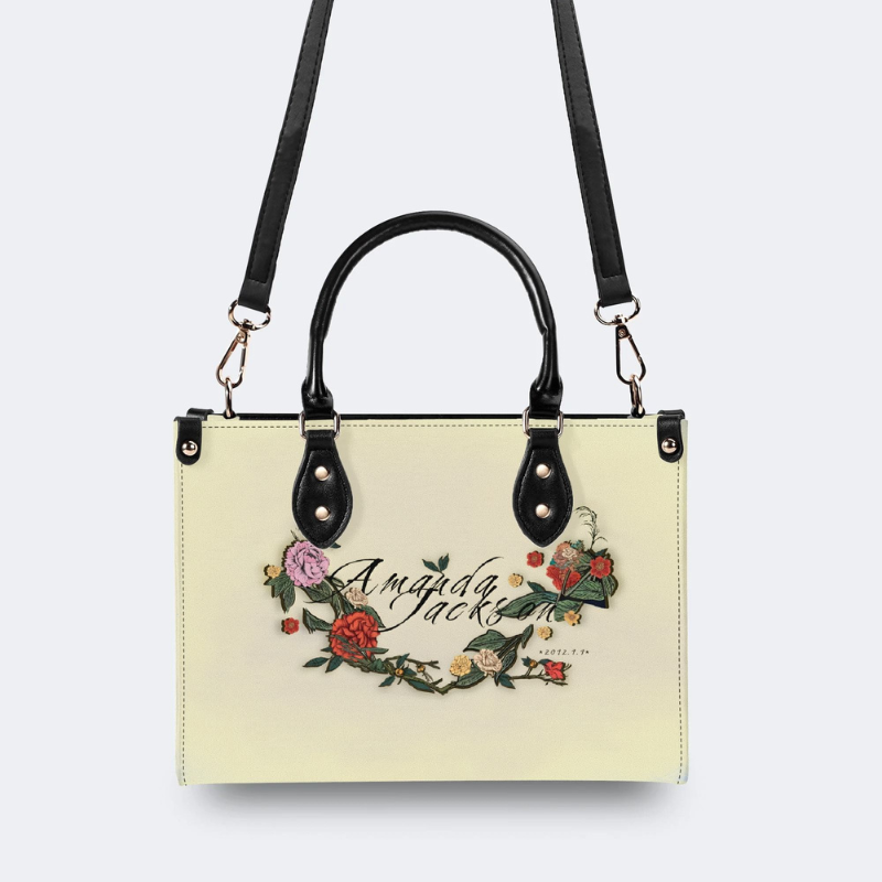 Classic Flower Pattern Handbag Factory Direct Sales