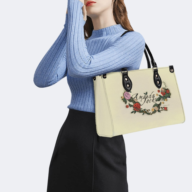 Classic Flower Pattern Handbag Factory Direct Sales