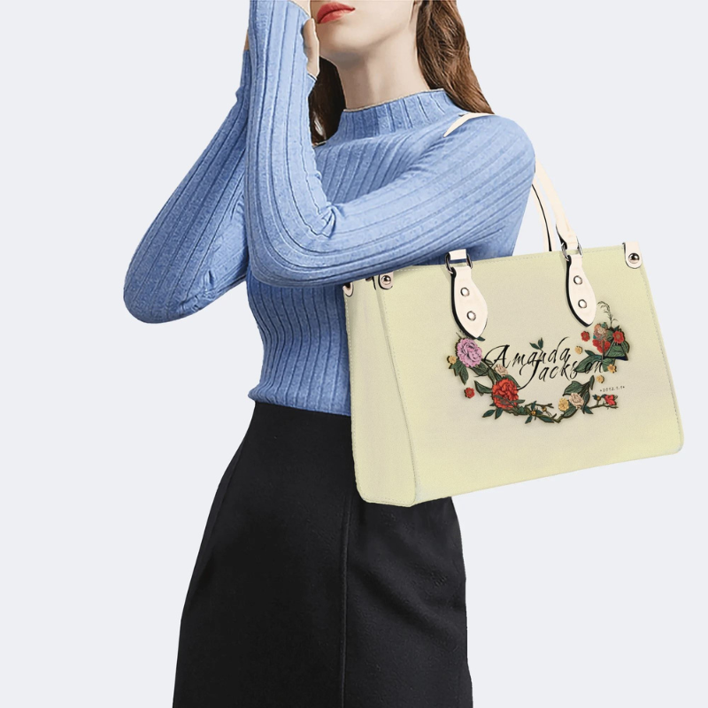 Classic Flower Pattern Handbag Factory Direct Sales