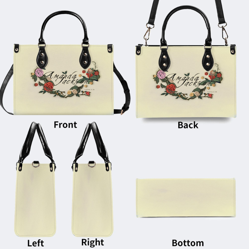 Classic Flower Pattern Handbag Factory Direct Sales