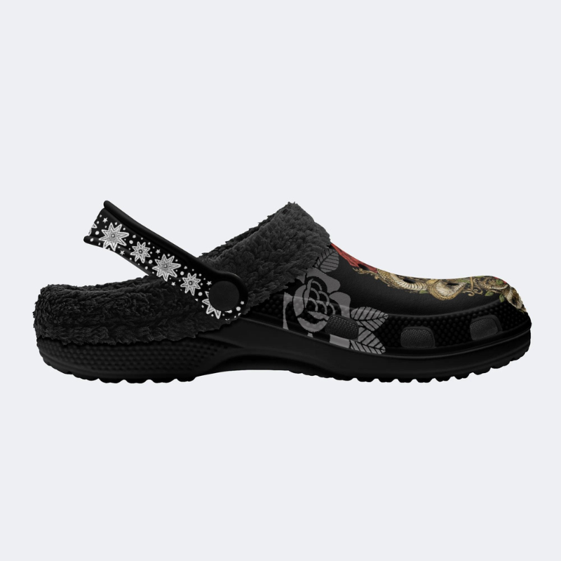 Cobra Rose Print Slippers/Sandals Factory Direct Sales