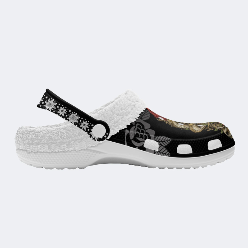 Cobra Rose Print Slippers/Sandals Factory Direct Sales