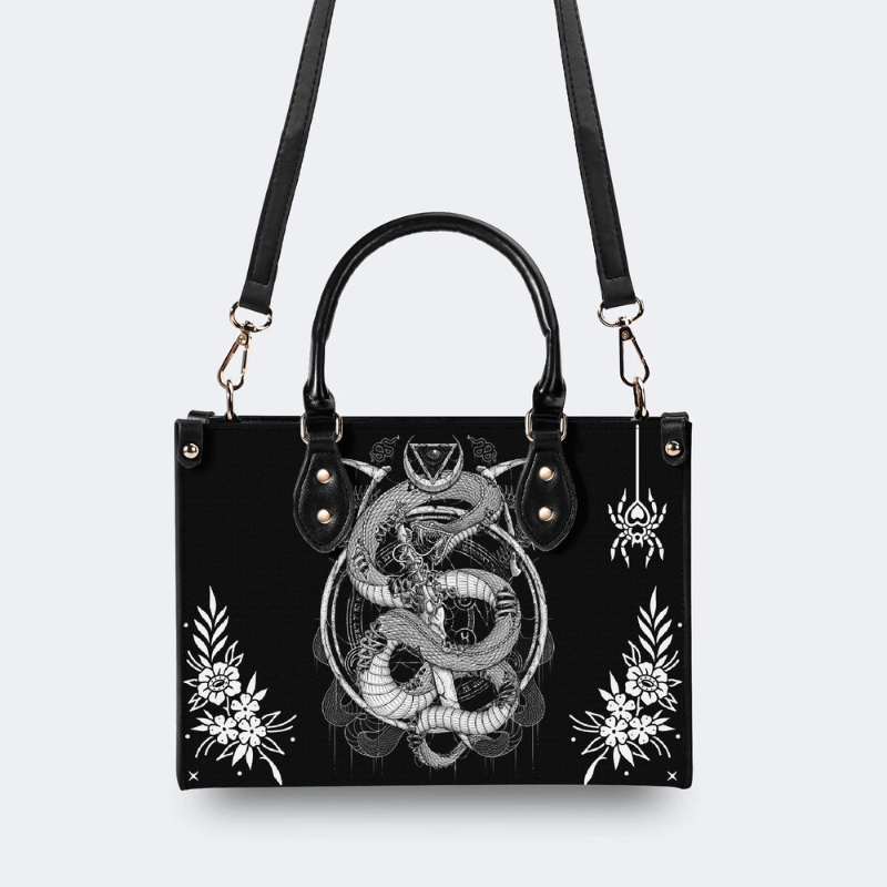 Coiled Snake Print Handbag Factory Direct Sales