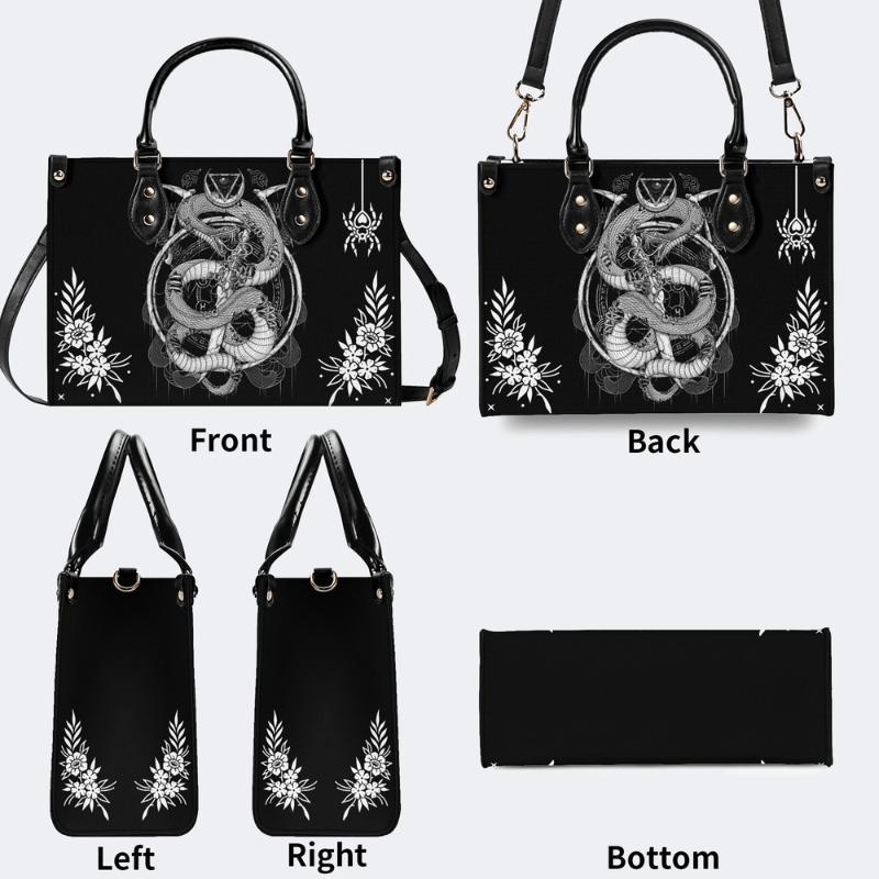 Coiled Snake Print Handbag Factory Direct Sales