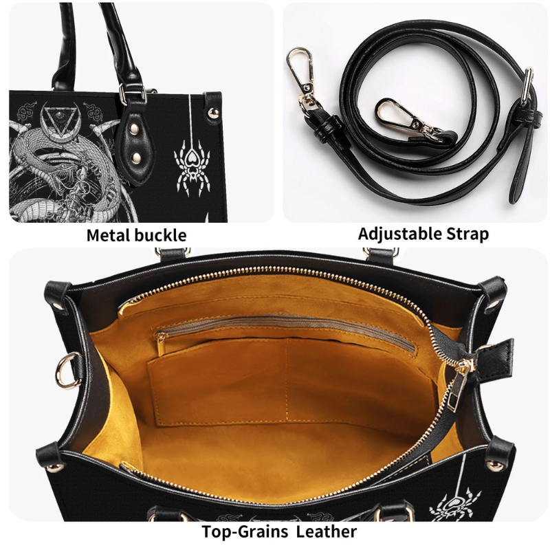 Coiled Snake Print Handbag Factory Direct Sales