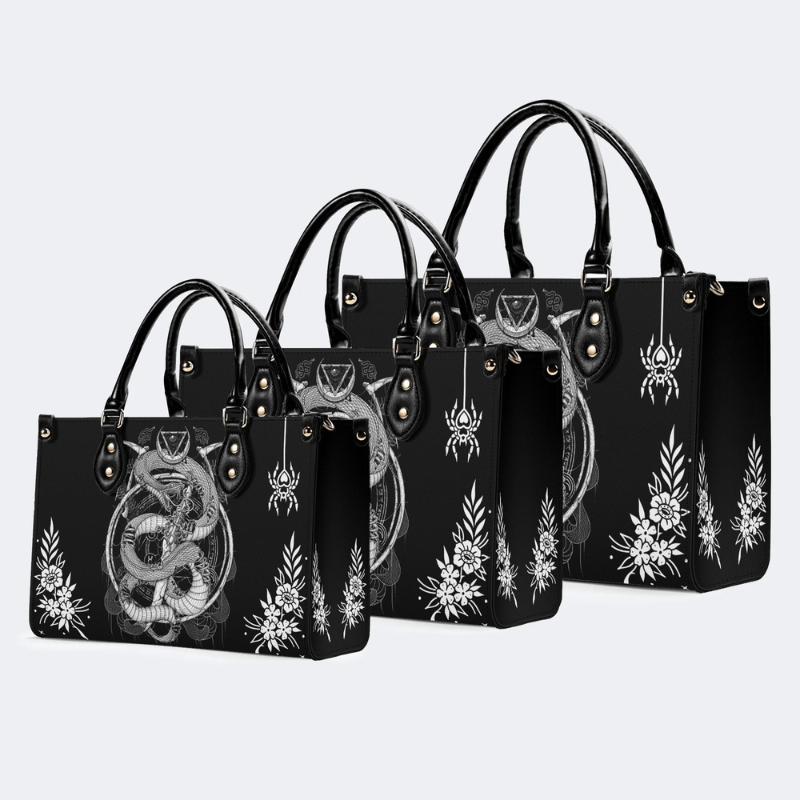 Coiled Snake Print Handbag Factory Direct Sales