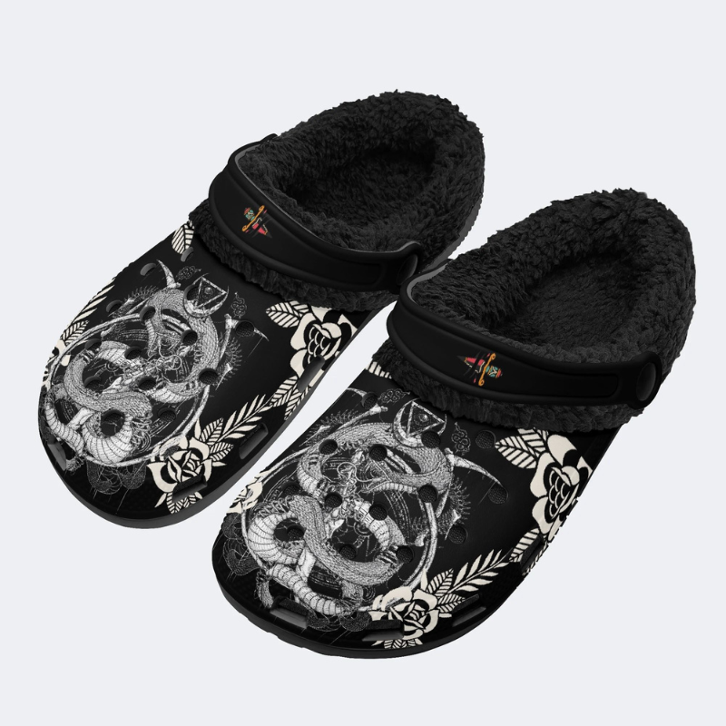 Coiled Snake Print Slippers/Sandals Factory Direct Sales