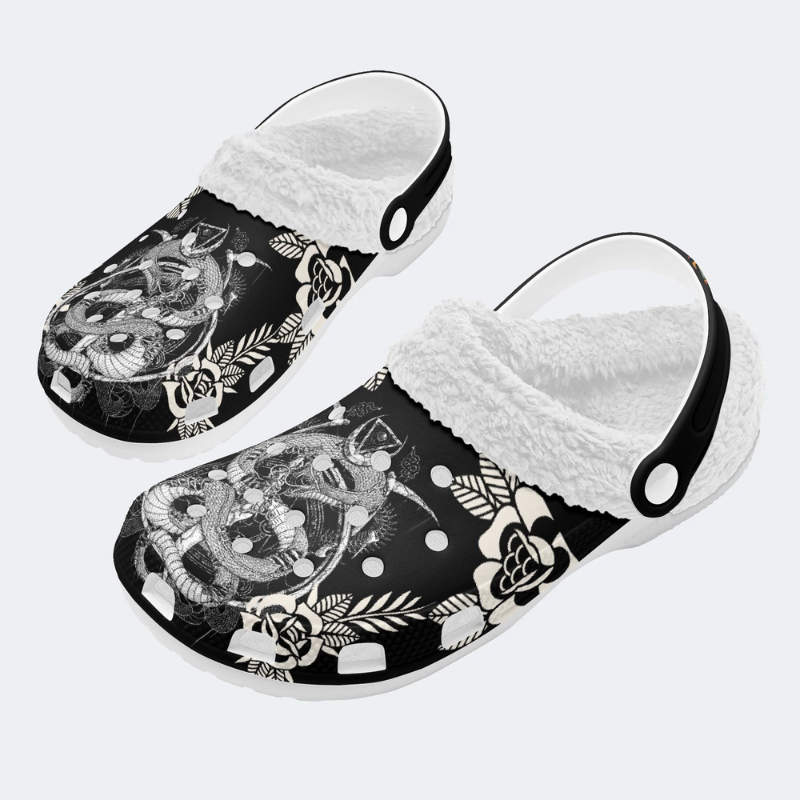 Coiled Snake Print Slippers/Sandals Factory Direct Sales
