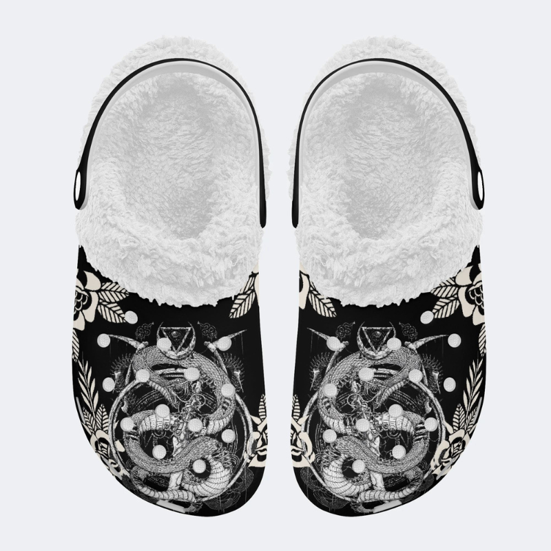 Coiled Snake Print Slippers/Sandals Factory Direct Sales