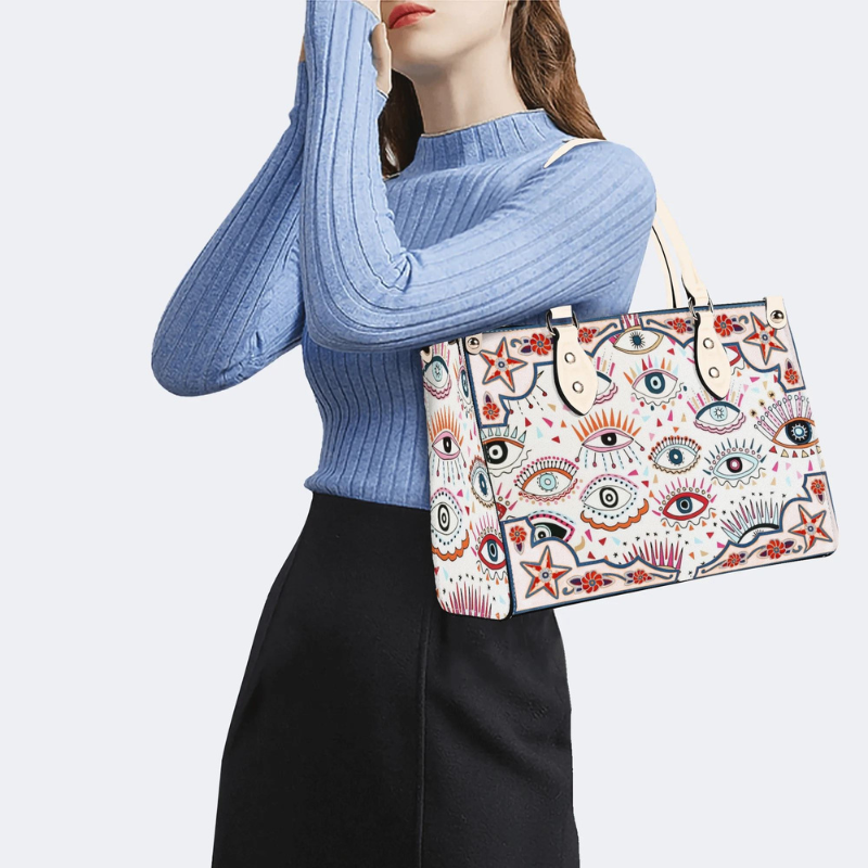 Colorful Eye Print Handbag Factory Direct Sales_07