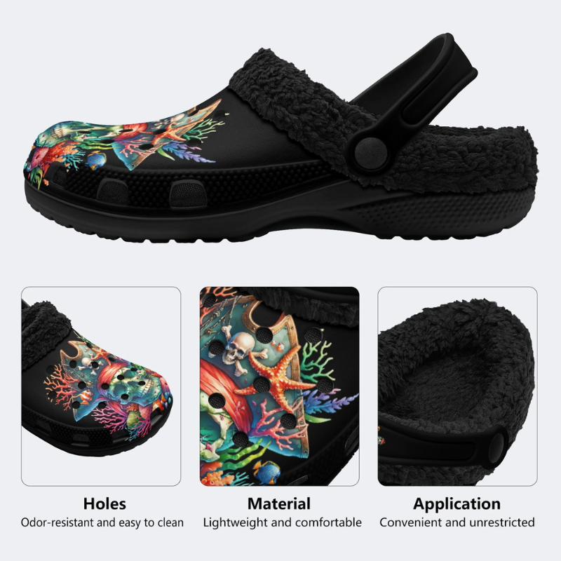Coral Skull Slippers/Sandals Factory Direct Sales