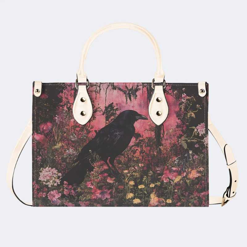 Crow In The Flowers Handbag Factory Direct Sales_01