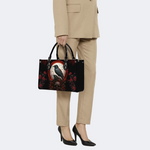 Dark Crow And Rose Print Handbag Factory Direct Sales_08