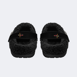 Death Moth And Sickle Print Slippers/Sandals