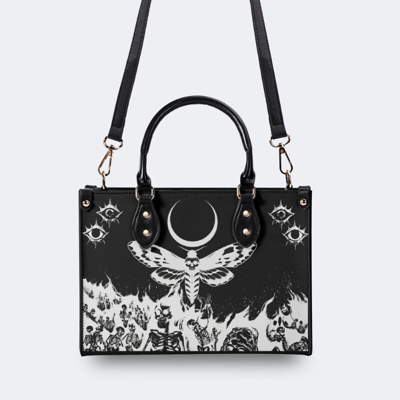 Death Moth And Skull Handbag Factory Direct Sales